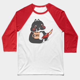 Rabbit working with coffee _ Sean Bunny Baseball T-Shirt